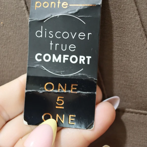 One 5 One Taupe Leggings - Picture 9 of 9